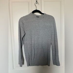 H&M Mens Grey Cowl Neck Long sleeve Knit Sweater Size X-Small